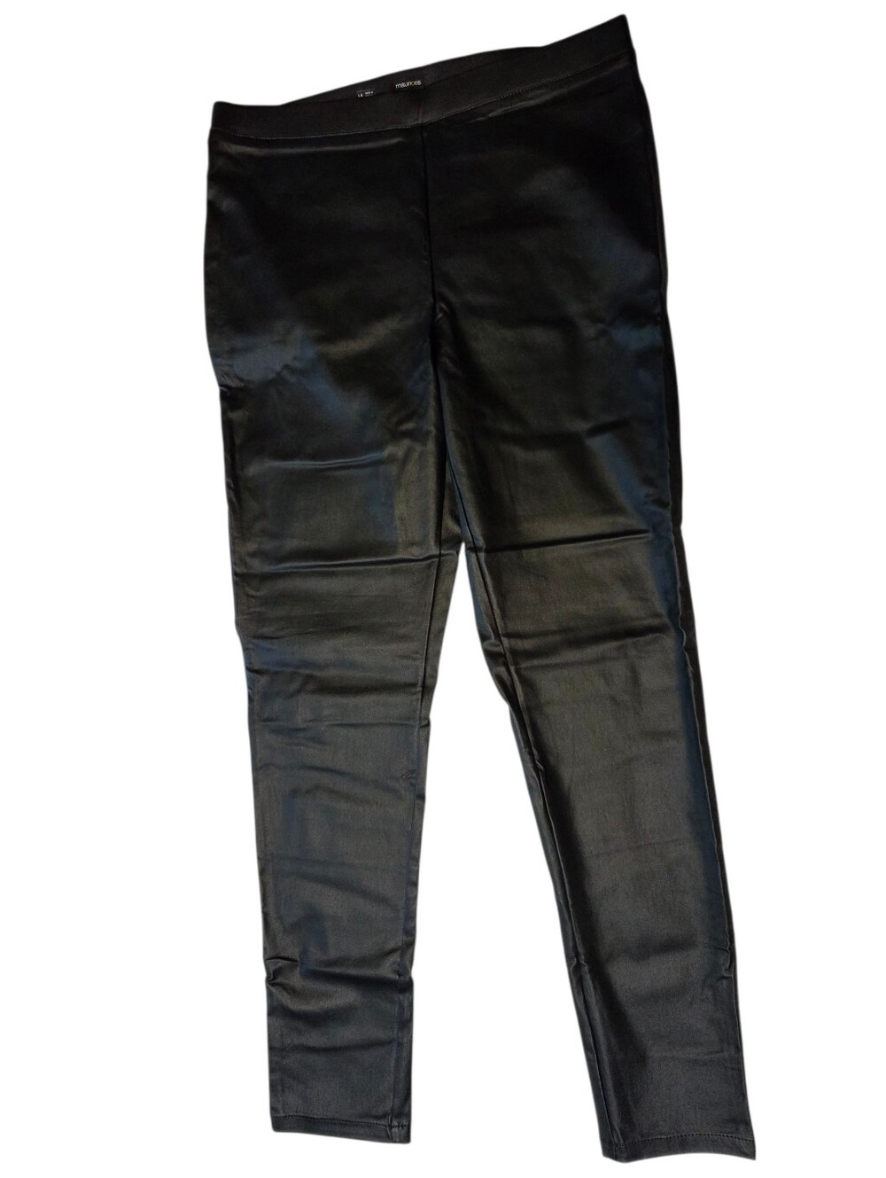 Maurices black faux leather pants